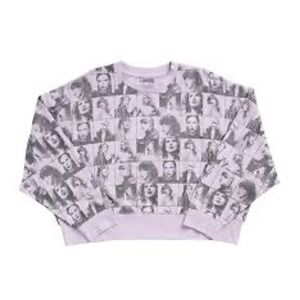 Taylor‎ Swift The Eras Tour Lavender All Over Print Sweatshirt Crewneck Large